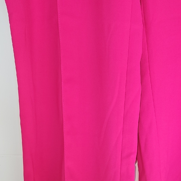 Zara Fuchsia Wide-Leg Pants - Picture 6 of 8